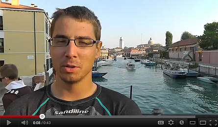 We rowed to Venice, but  couldn't make it back home